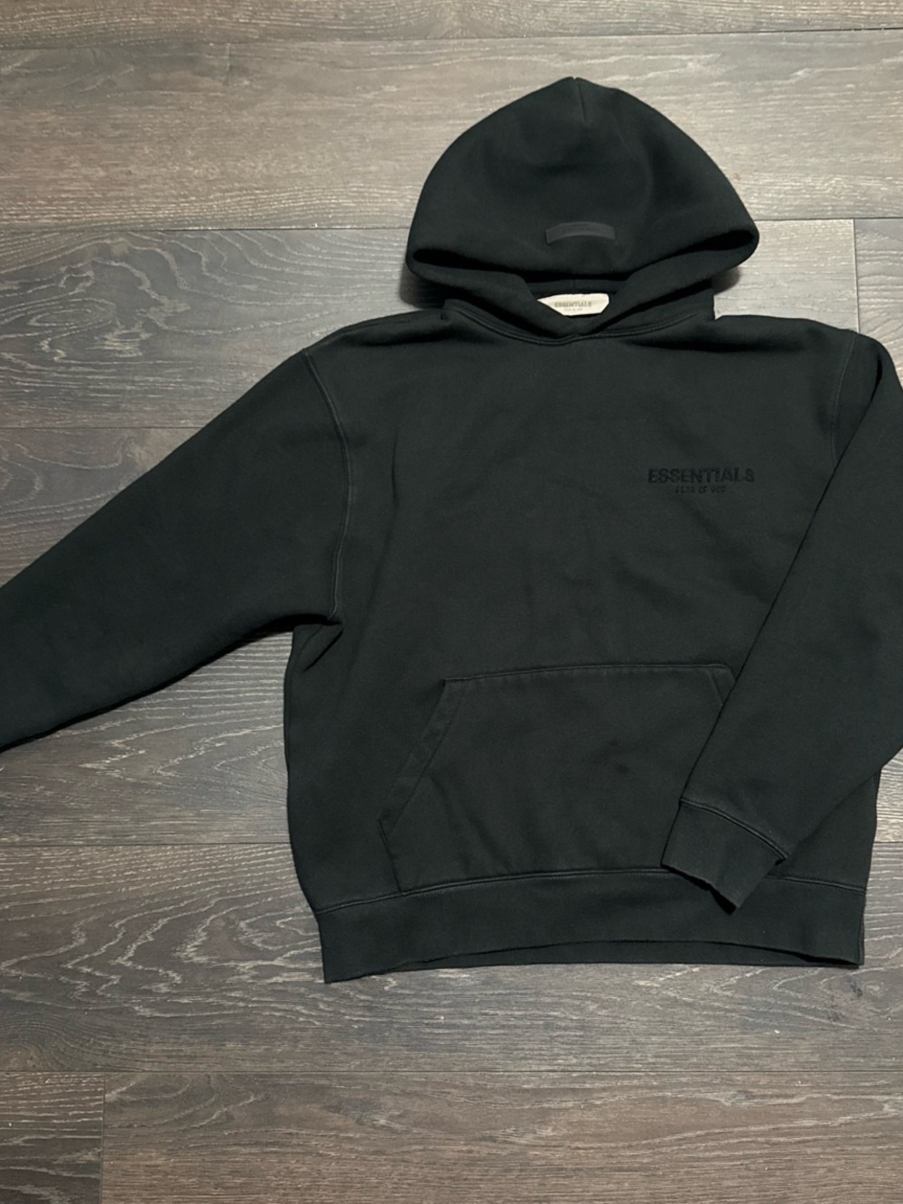 ESSENTIALS Fear of God Black pullover Hoodie